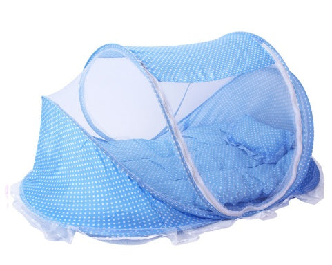 Foldable  Baby Bed Net With Pillow Net 2 pieces Set