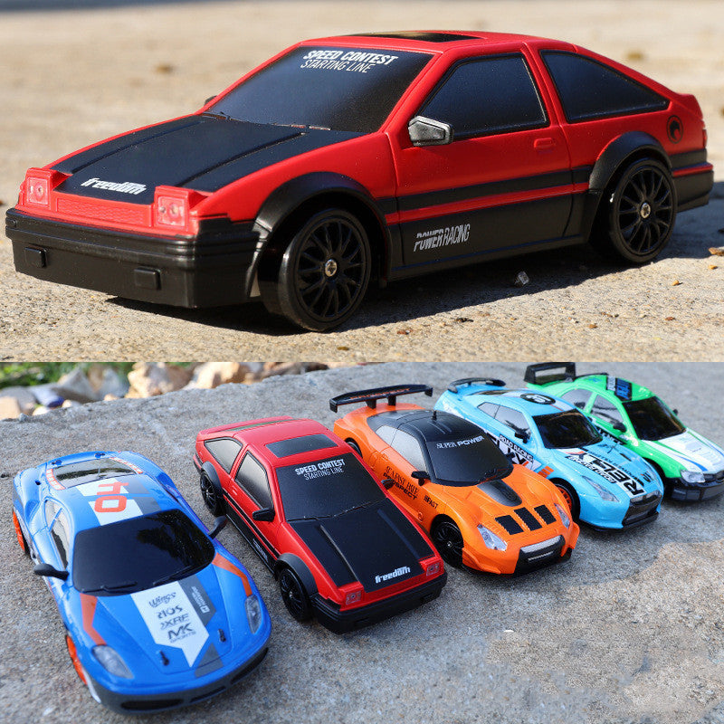 2.4G 4WD RC Drift Car – High-Speed GTR & AE86 Remote Racer Toy for Kids!