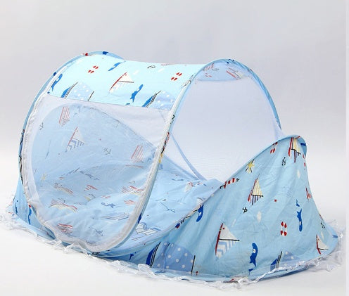 Foldable  Baby Bed Net With Pillow Net 2 pieces Set
