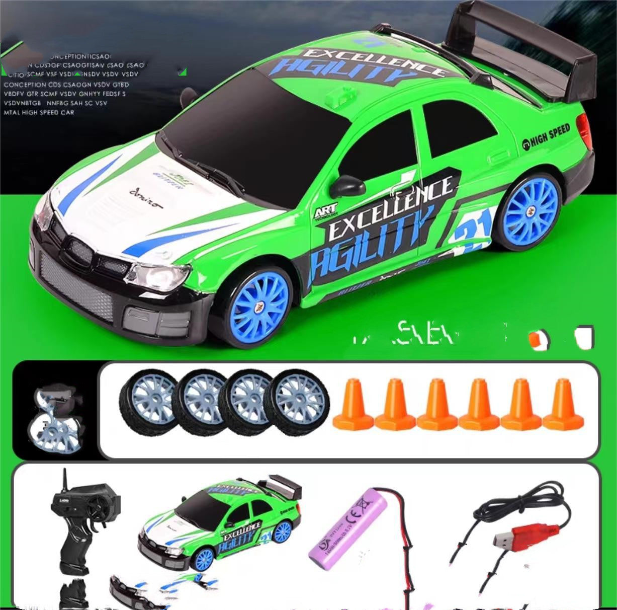 2.4G 4WD RC Drift Car – High-Speed GTR & AE86 Remote Racer Toy for Kids!