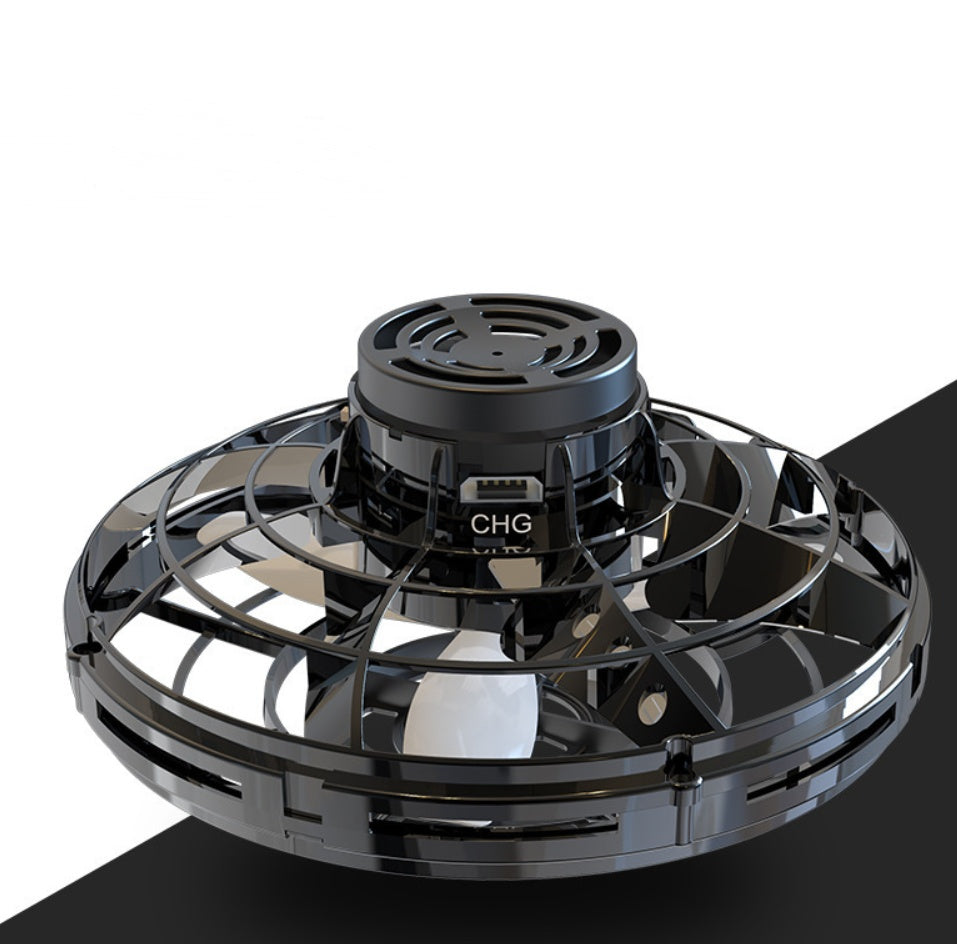 LED UFO Flying Spinner – Mini Drone Toy for Kids