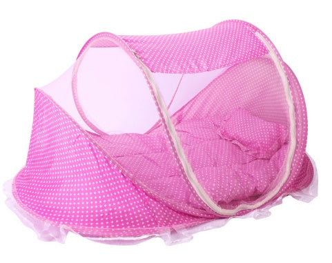 Foldable  Baby Bed Net With Pillow Net 2 pieces Set
