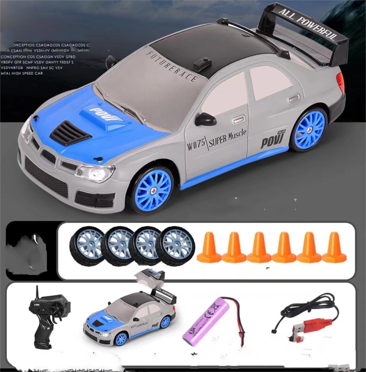 2.4G 4WD RC Drift Car – High-Speed GTR & AE86 Remote Racer Toy for Kids!